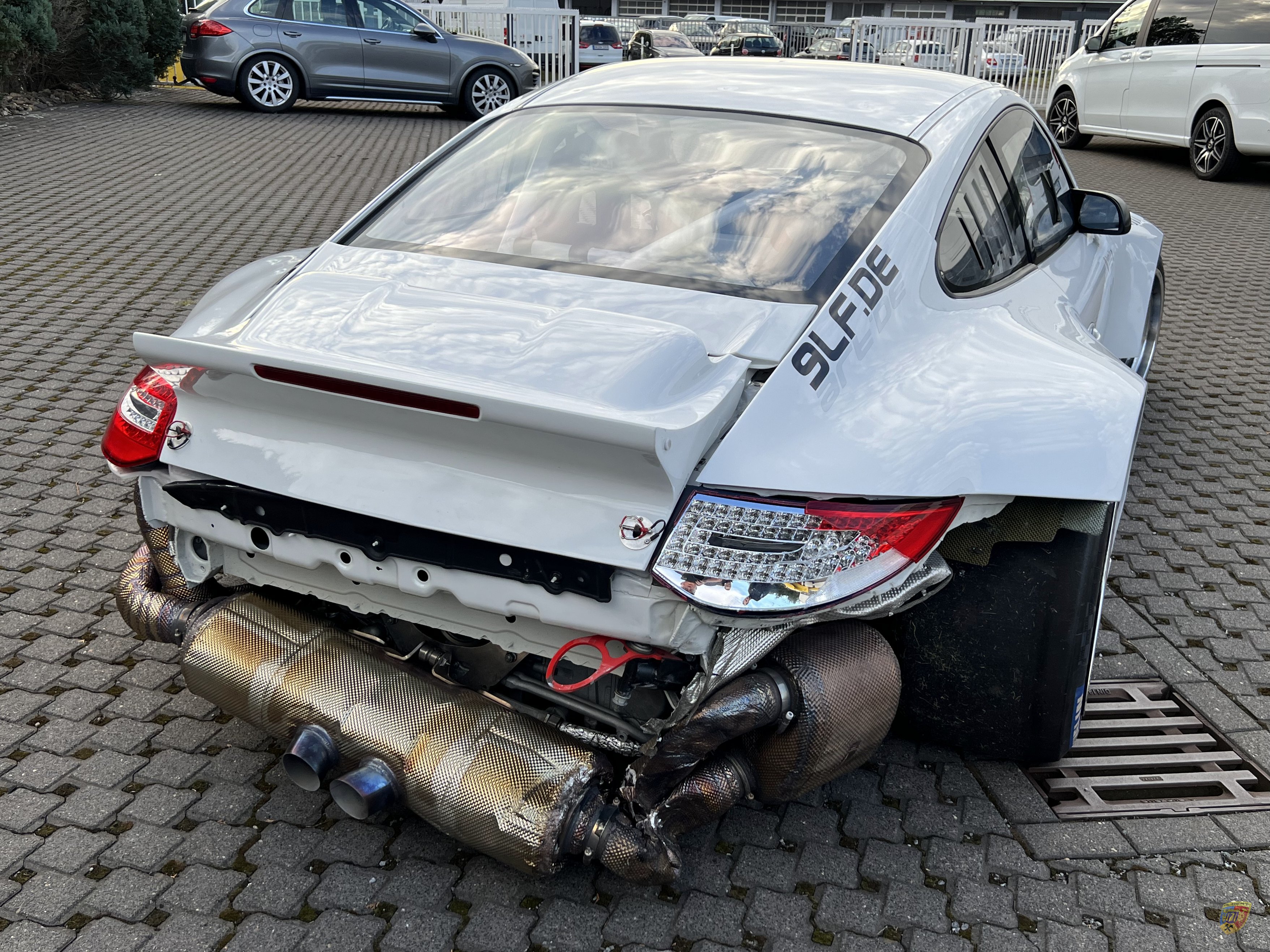 Porsche 997 GT3 R Heckschaden Wasxxx