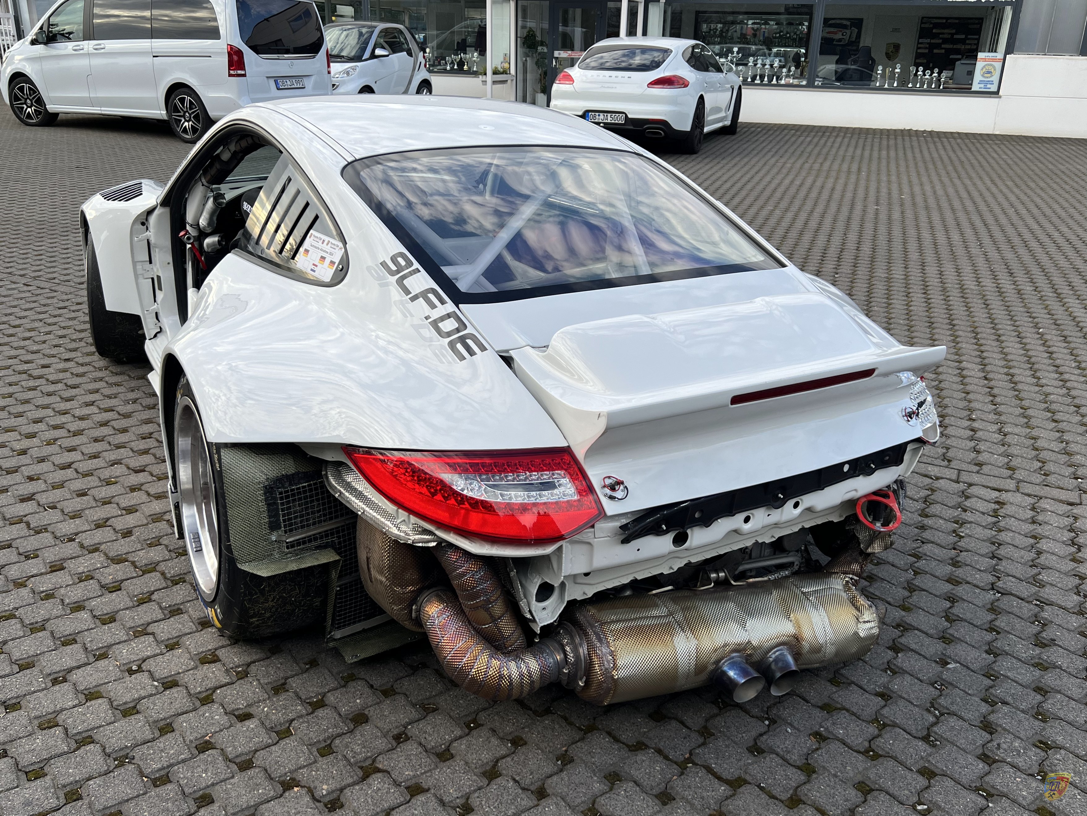 Porsche 997 GT3 R Heckschaden Wasxxx