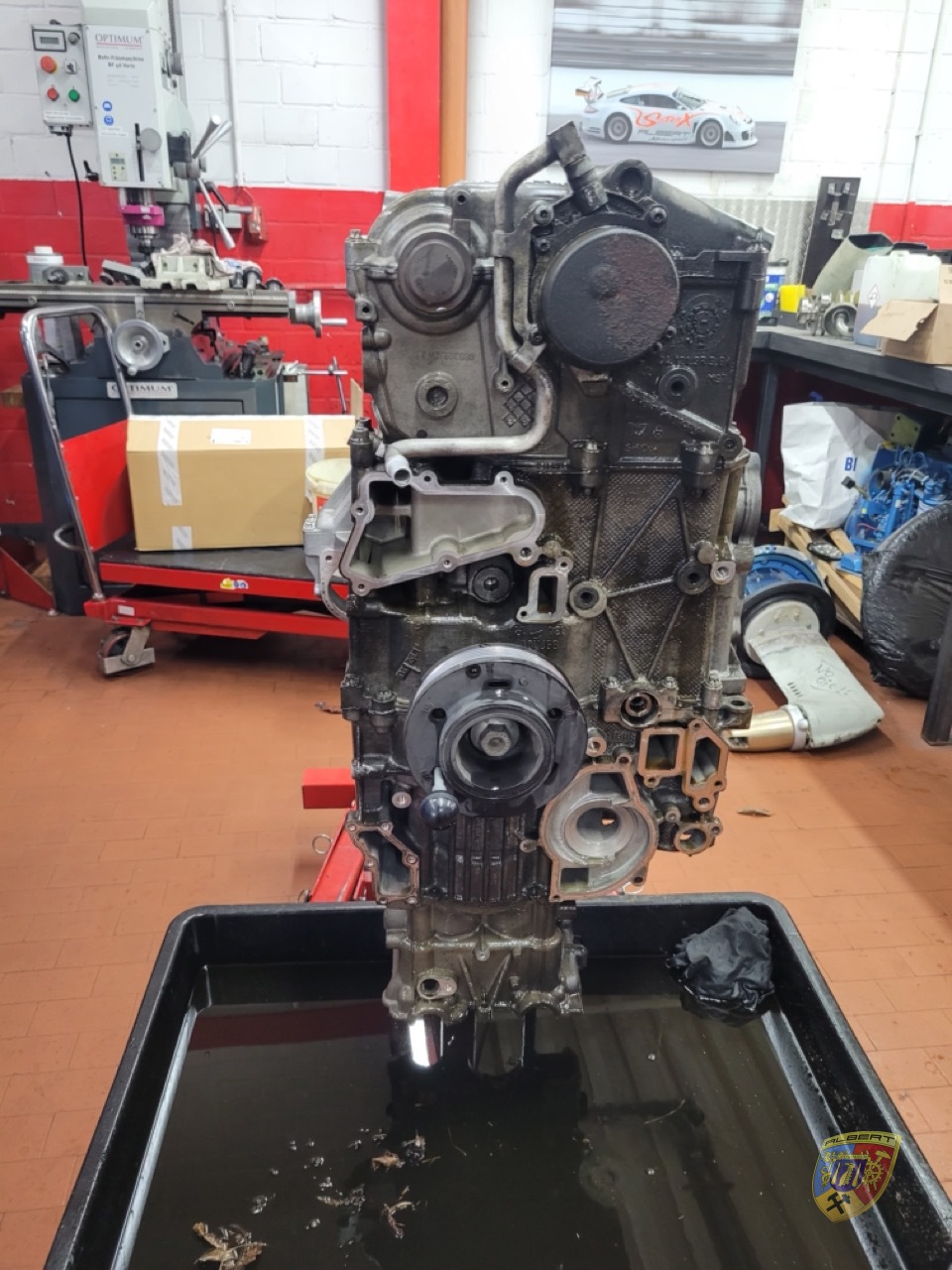 Porsche 997 Carrera Kunßxxx Motorschaden Reparatur bei Albert Motorsport