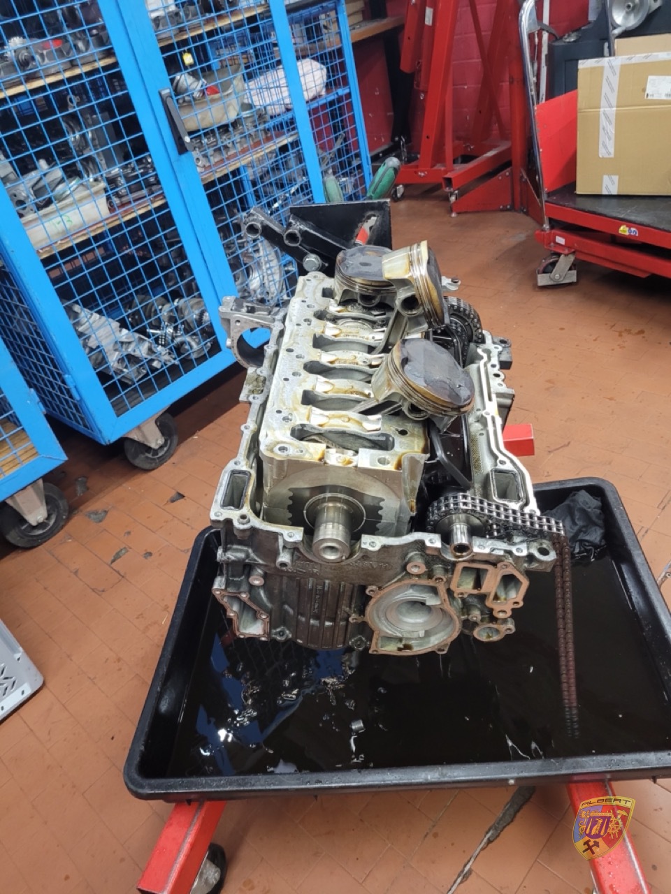 Porsche 997 Carrera Kunßxxx Motorschaden Reparatur bei Albert Motorsport