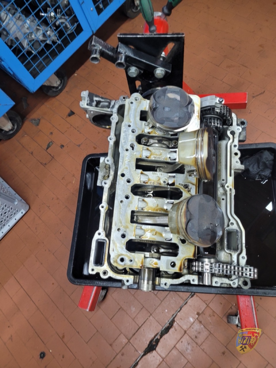 Porsche 997 Carrera Kunßxxx Motorschaden Reparatur bei Albert Motorsport