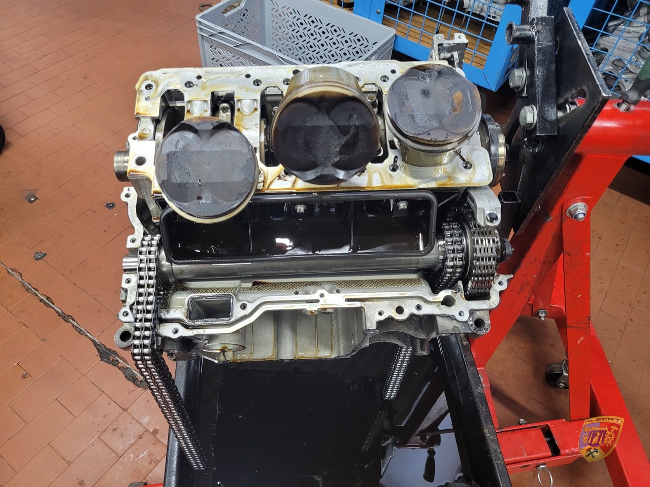 Porsche 997 Carrera Kunßxxx Motorschaden Reparatur bei Albert Motorsport