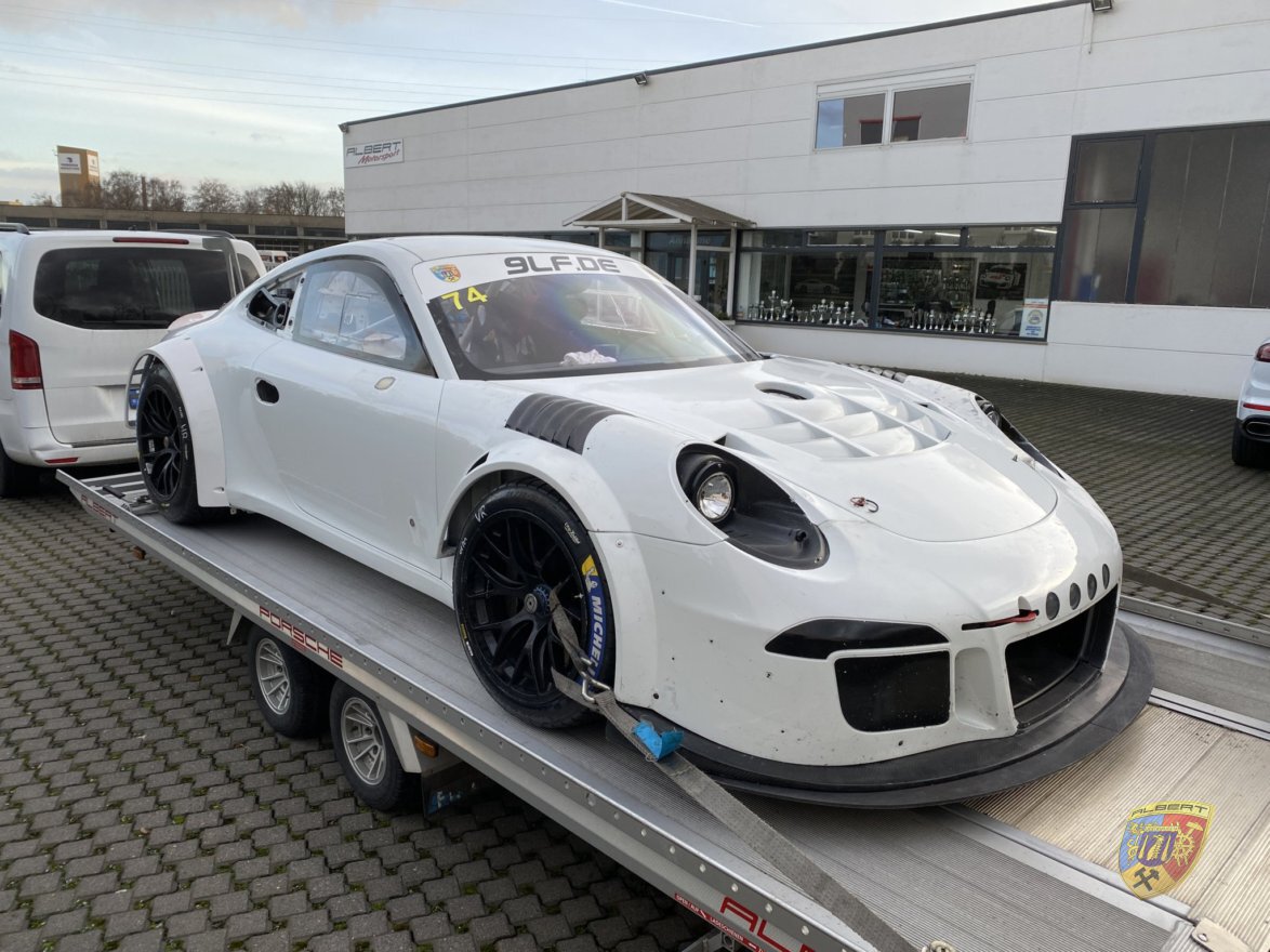 Porsche 991 GT3 Cup AMS Revision Lackierung Aero Modifikationen