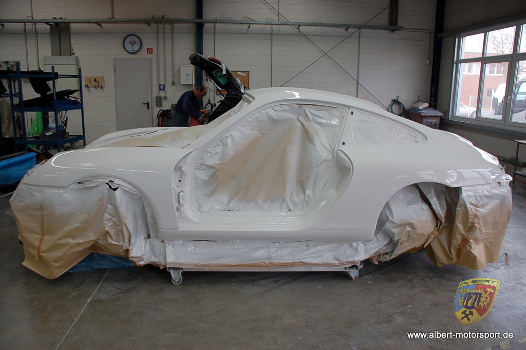 Porsche 996 GT3 RS Unfallschaden Neuaufbau