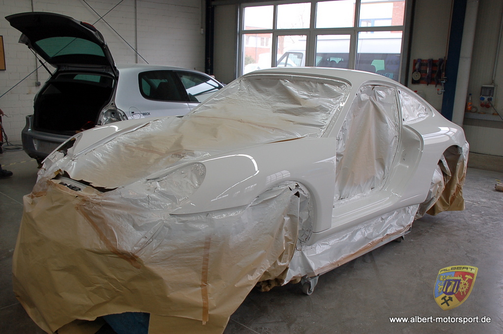 Porsche 996 GT3 RS Unfallschaden Neuaufbau