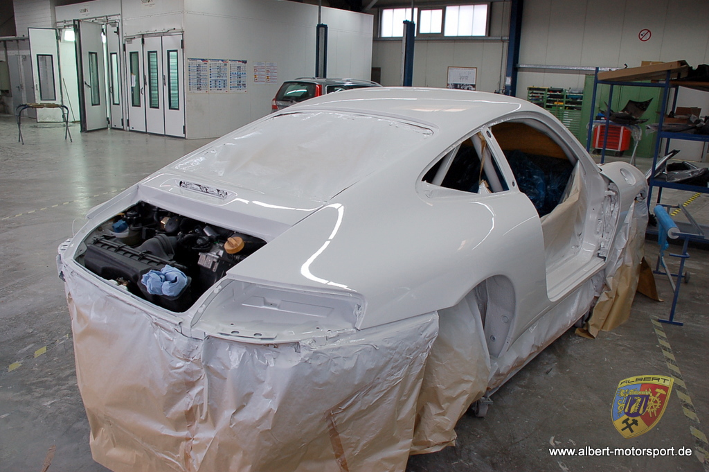 Porsche 996 GT3 RS Unfallschaden Neuaufbau