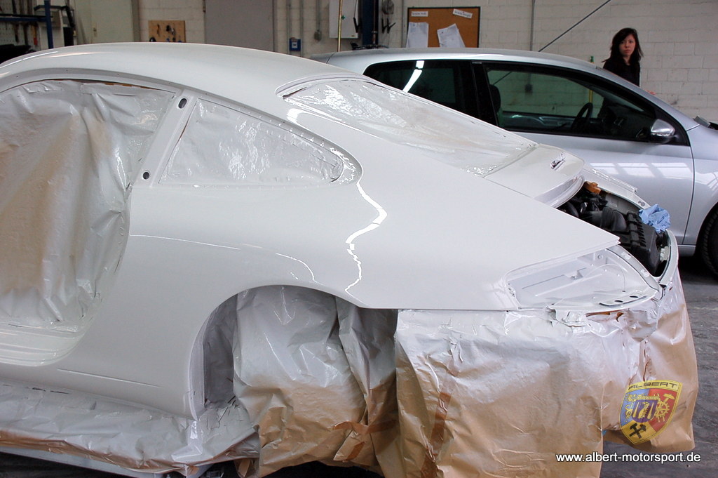 Porsche 996 GT3 RS Unfallschaden Neuaufbau