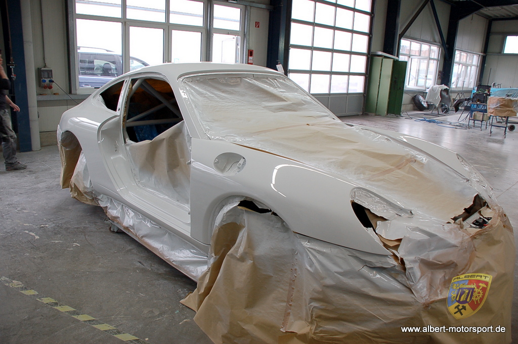 Porsche 996 GT3 RS Unfallschaden Neuaufbau