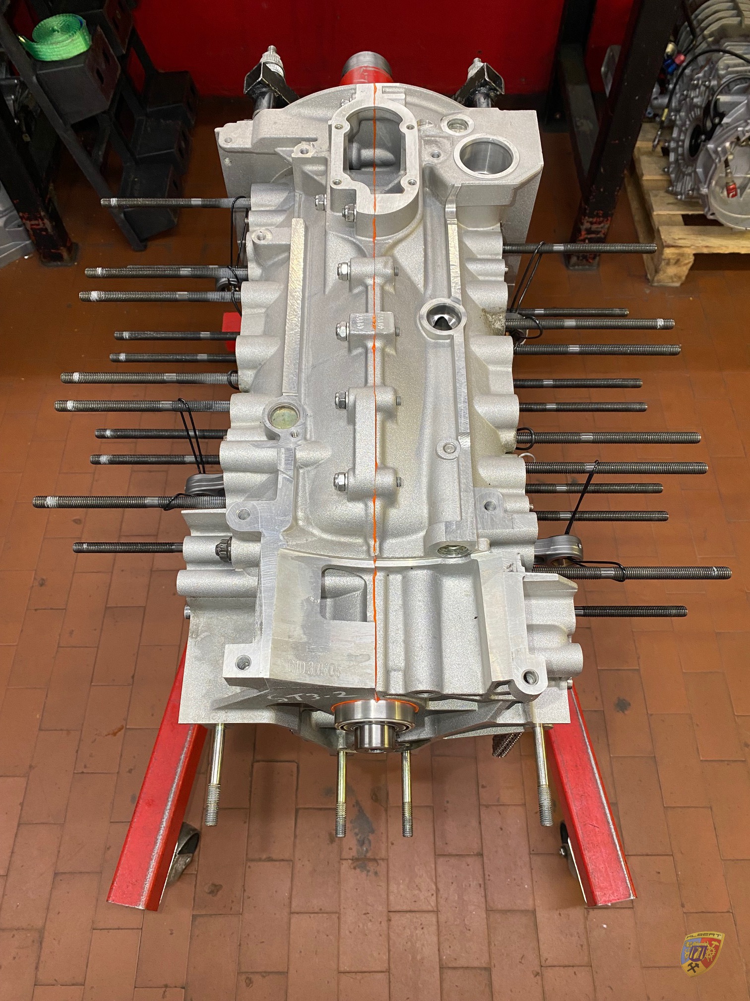 Porsche 997 GT3 R Motor und Getriebe Revision bei Albert Motorsport