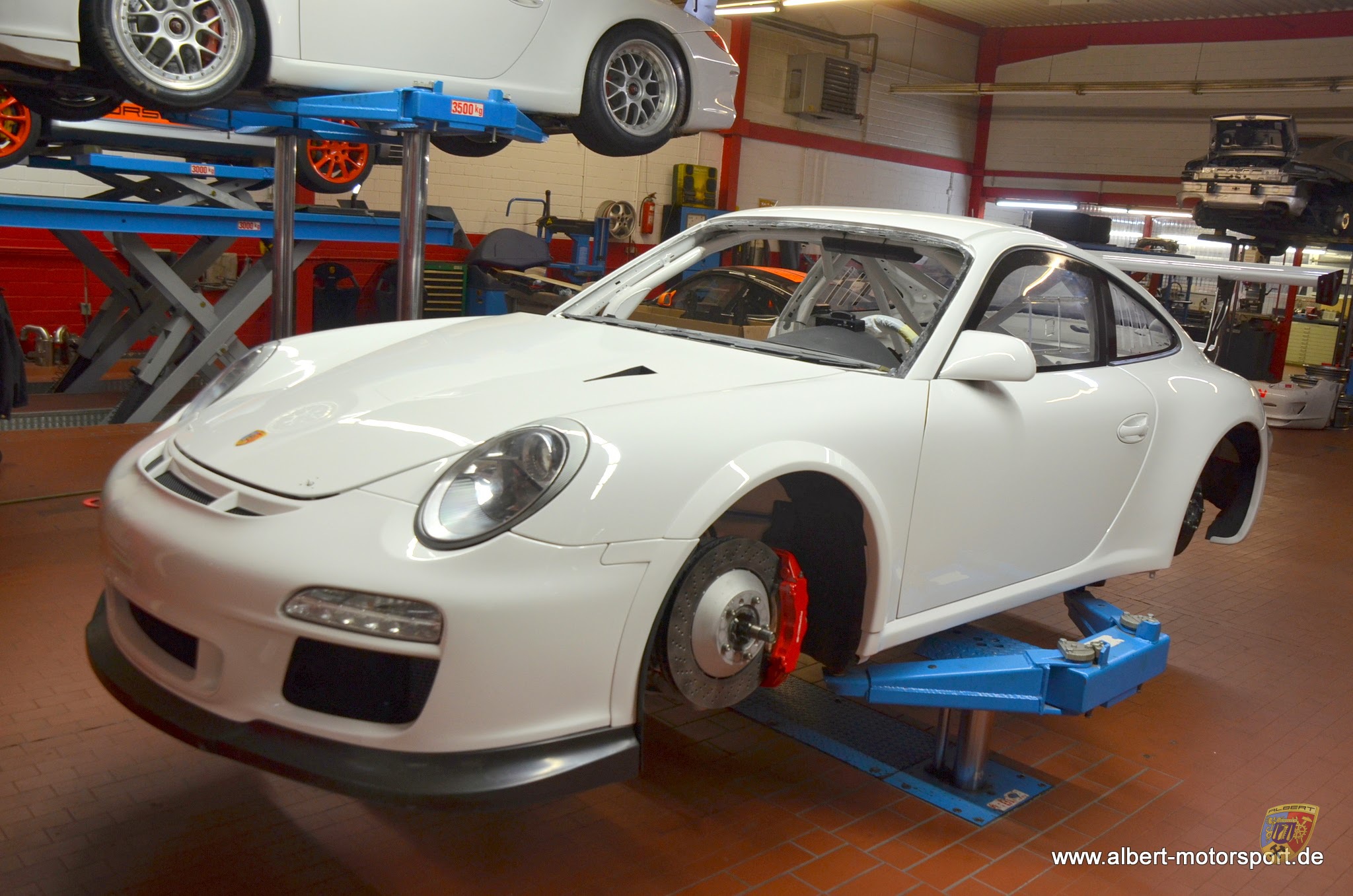 Porsche 997 GT3 Cup 2010 Generalüberholung bei Albert Motorsport