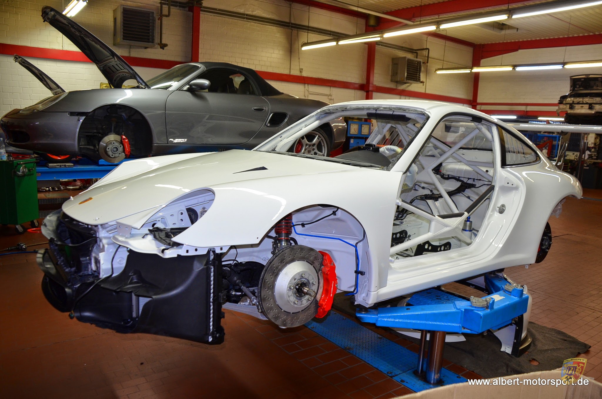 Porsche 997 GT3 Cup 2010 Generalüberholung bei Albert Motorsport
