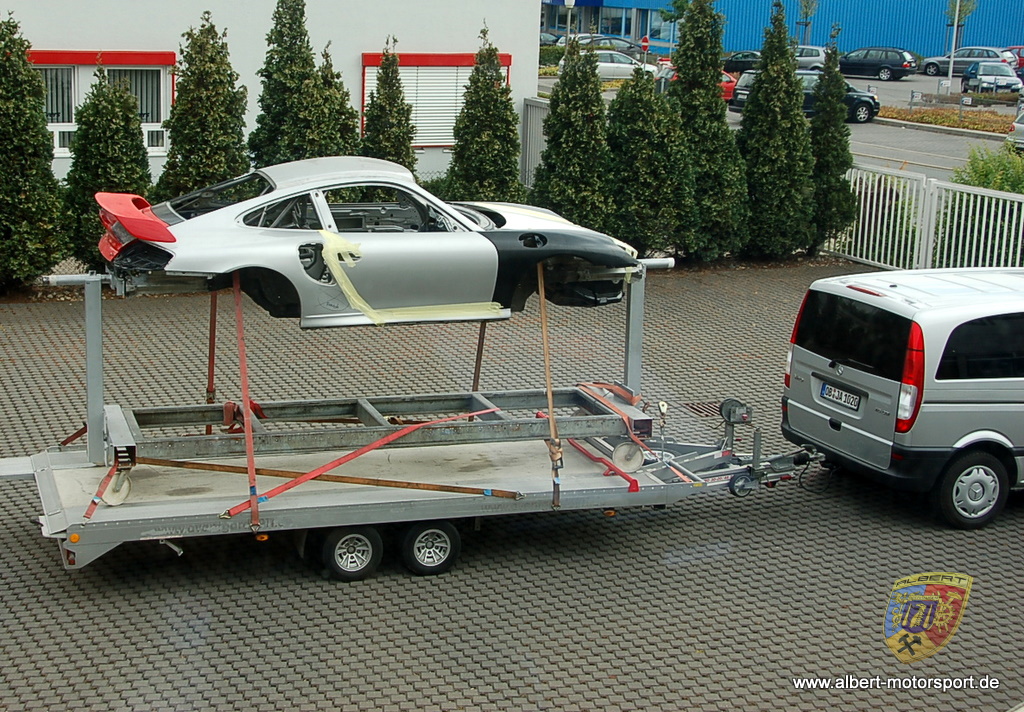 Porsche 996 GT2 Street Race Unfallschaden und Neuaufbau bei Albert Motorsport
