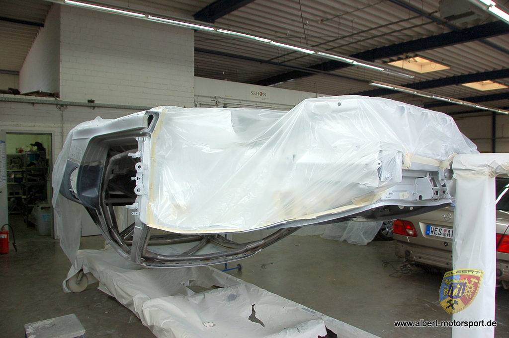 Porsche 996 GT2 Street Race Unfallschaden und Neuaufbau bei Albert Motorsport