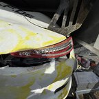 Porsche 991 GT3 Cup Unfall- Seitenschaden VSpronsen