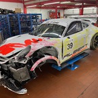 Porsche 991 GT3 Cup Unfall- Seitenschaden VSpronsen