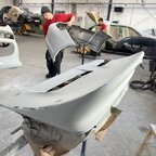 Porsche 997 Carrera Unfallschaden Reparatur Umrüstung auf Ducktail und Diffusor