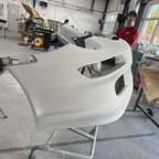 Porsche 997 Carrera Unfallschaden Reparatur Umrüstung auf Ducktail und Diffusor