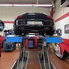 Desacoplar el eje trasero del Porsche 997 Carrera