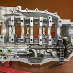 Porsche 997 GT3 Cup 4.0 Liter Motor Aufbau bei Albert Motorsport