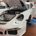 Porsche 991 GT3 Cup Unfall- Seitenschaden VSpronsen