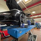 Desacoplar el eje trasero del Porsche 997 Carrera