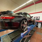 Desacoplar el eje trasero del Porsche 997 Carrera