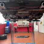 Desacoplar el eje trasero del Porsche 997 Carrera